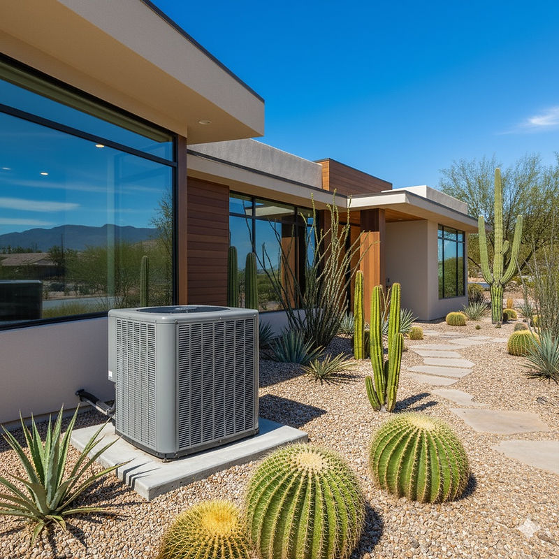 Authentic Cosmo's HVAC installation and outdoor compressor service